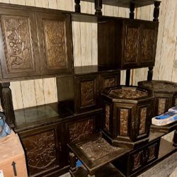 Japanese Hand Carved Furniture 