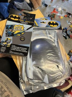 Batman Birthday Invitations And Batman Birthday Mask