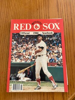 Boston Red Sox official 1980 yearbook