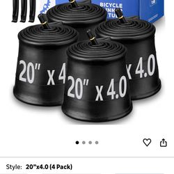 20 inch bicycle inner tube - 4 pack