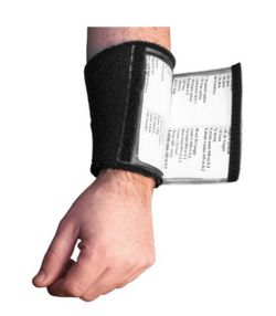 Football Wristband Play Card Holder