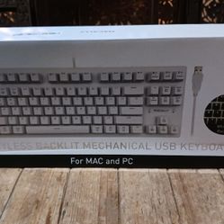 Macally BM2KEY Backlit Mechanical Keyboard for Mac and Pc