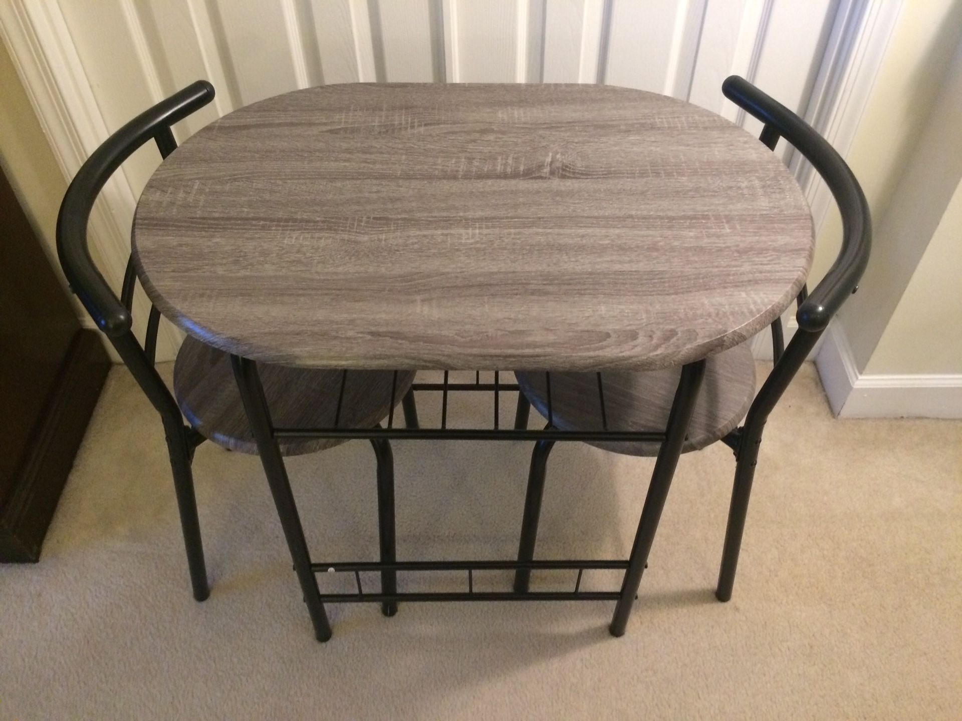 Dining set (table and 2 chairs)