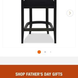 
Jennifer Taylor
Americana 26 in. Mid-Century Modern Oak Wood Frame Cane Rattan Back Kitchen Counter Height Bar Stool in Black