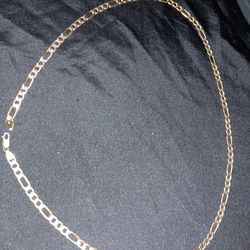 Pure 10k Gold Chain, American Gold and Italian White Gold,