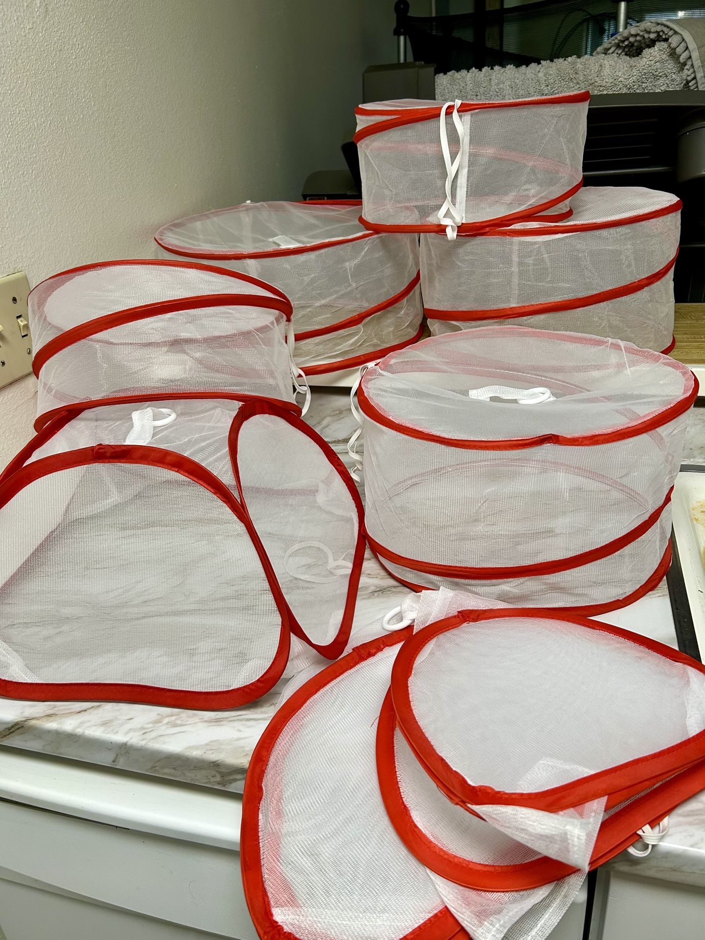 8 Piece Set Of Food/Dish Covers!!! Brand New
