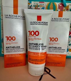 La Roche posay sunscreen spf 100 anthems sunscreen $15 each