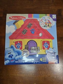 Melissa & Doug Lift The Flap Wooden Activity Board Blues Clues