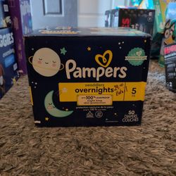 Pampers Swaddlers Overnights Size 5