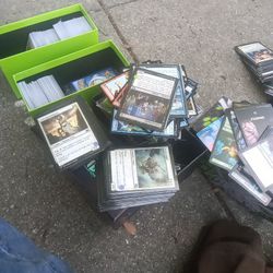 Mass Pokemon And Magic Cards. 