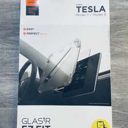 Tesla*Spigen Glass Screen Protector for Tesla Model 3 / Y - Clear