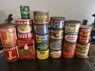 Vintage Coffee Cans