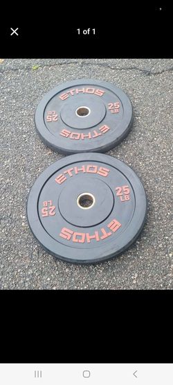 Ethos Bumper Plates-25lbs 
Cash or Zelle