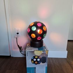 Spinning Disco Ball – Multi-Color Party Light (Like New)