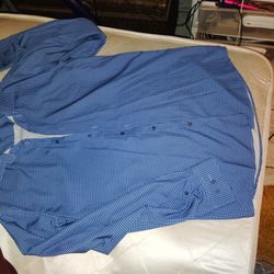 Blue Nautica Small Dress Shirt For Men