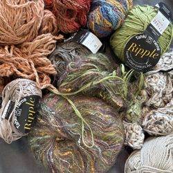 Yarn Gallon Bag Of Various Yarn