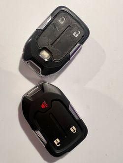 2017 GMC key fabs