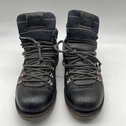 Pajar Canada Waterproof Boots Jessy Black Leather Men's Size 44 US 11-11.5 