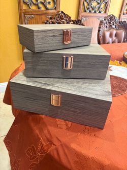 Set of 3 Boxes organizers