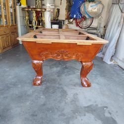 Wooden Pool Table 