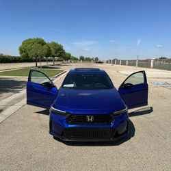 2024 Blue Honda Accord Sport-L Hybrid