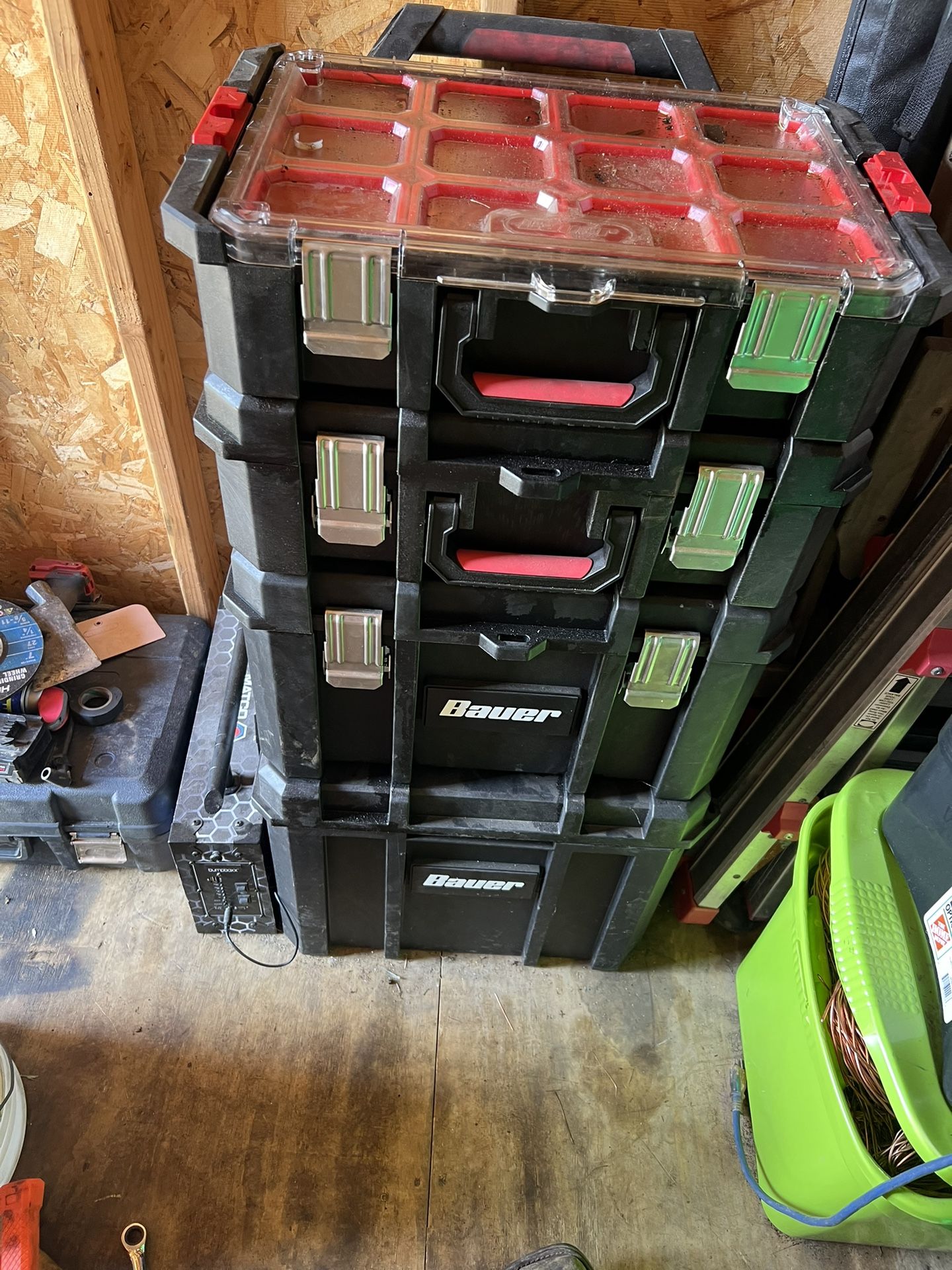 Modular Toolbox Stack With Wheels