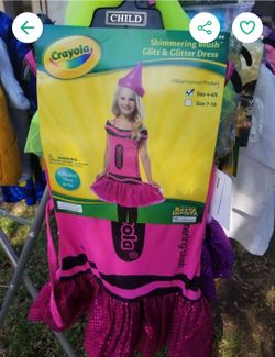 Pink Crayon Costume 