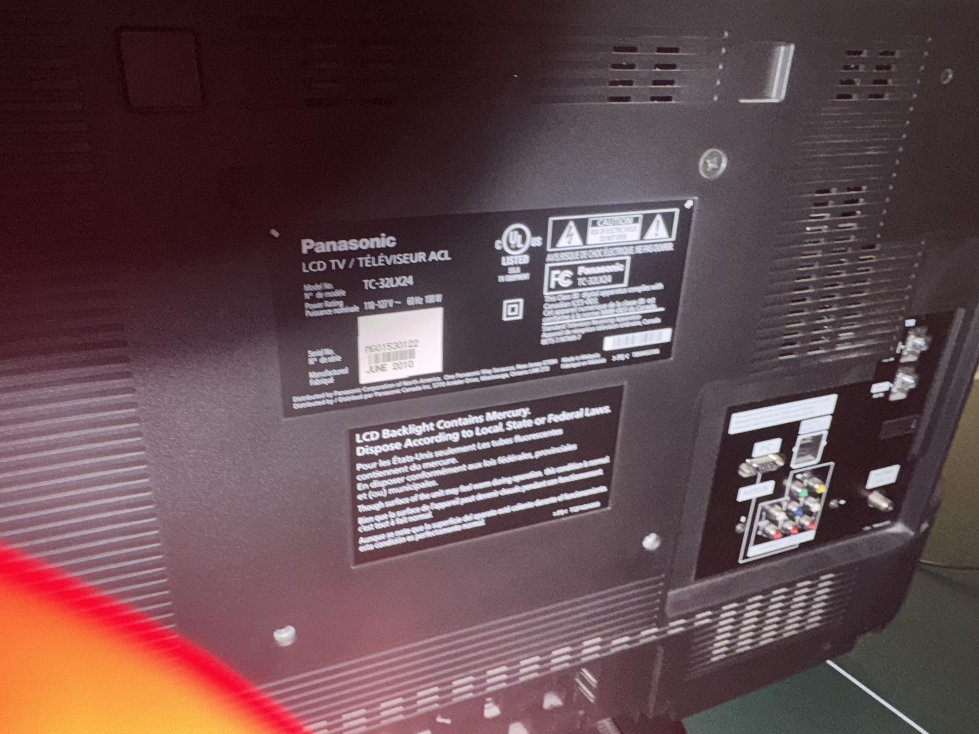 32 Inch Panasonic TV