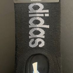 6 PR MENS ADIDAS NO SHOW SNEAKER SOCKS SHOE SIZE 6-12 BLACK