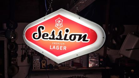 Sessions Beer Lighted Sign