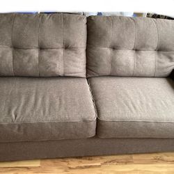 Price Negotiable | Charcoal Gray Couch | Need Out ASAP