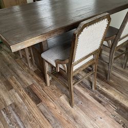 STEAL OF DEAL! Dining Table Set With Chairs -Counter Height
