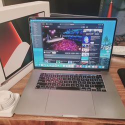 16" MacBook Pro Laptop, Core i9, 500GB, 32gb ram, Radeon Pro, Newest MacOS, 19