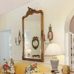 Antique Gold Gilded Mirror