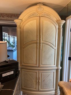 Michael Amini , Mediterranean Armoire Cabinet