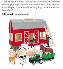 Wood Barn Toy