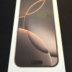 Brand New Sealed Apple iPhone 16 Pro Max 512GB- Desert Titanium