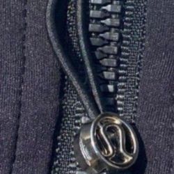 Black Lululemon Jacket Gold Zipper - Size 4
