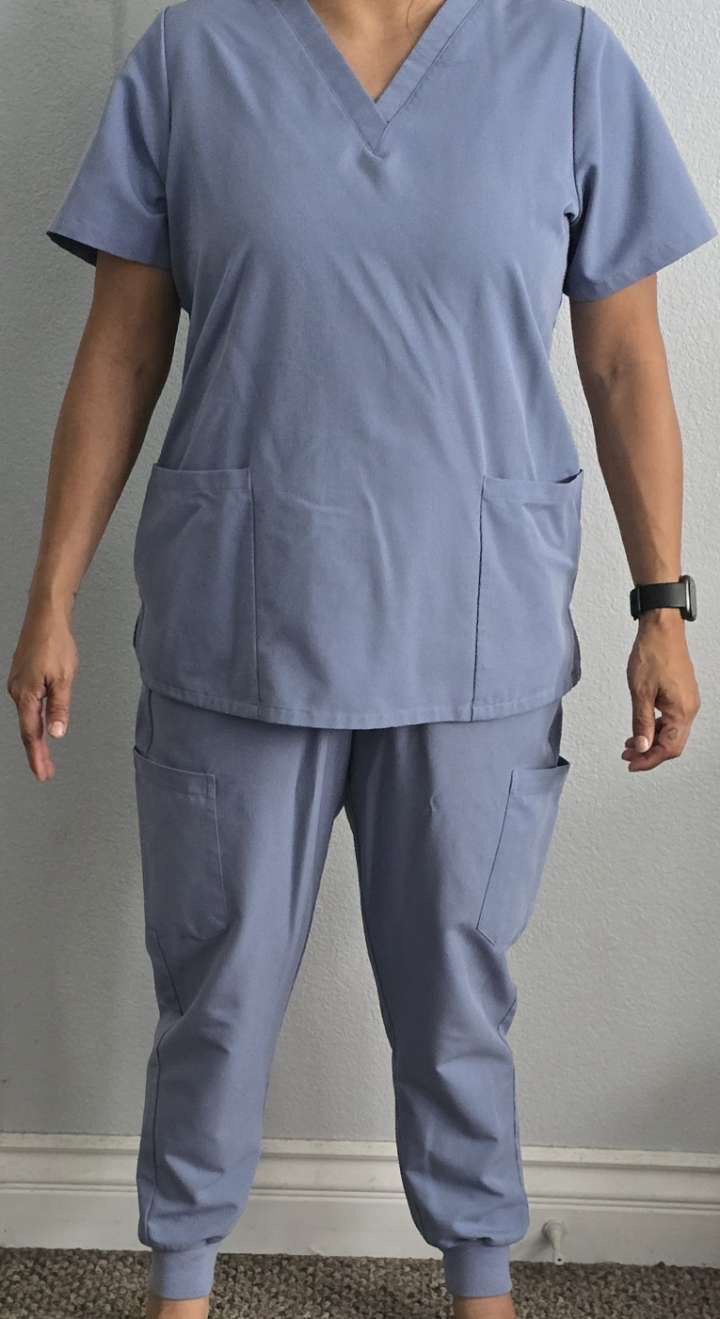 Mandala Scrubs (set) Color- periwinkle $30