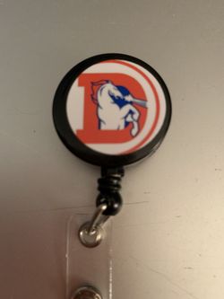 Denver Broncos badge reel