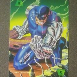 1995 Fleer Marvel Cyber OverPower Card Game Vintage Comics Collectible