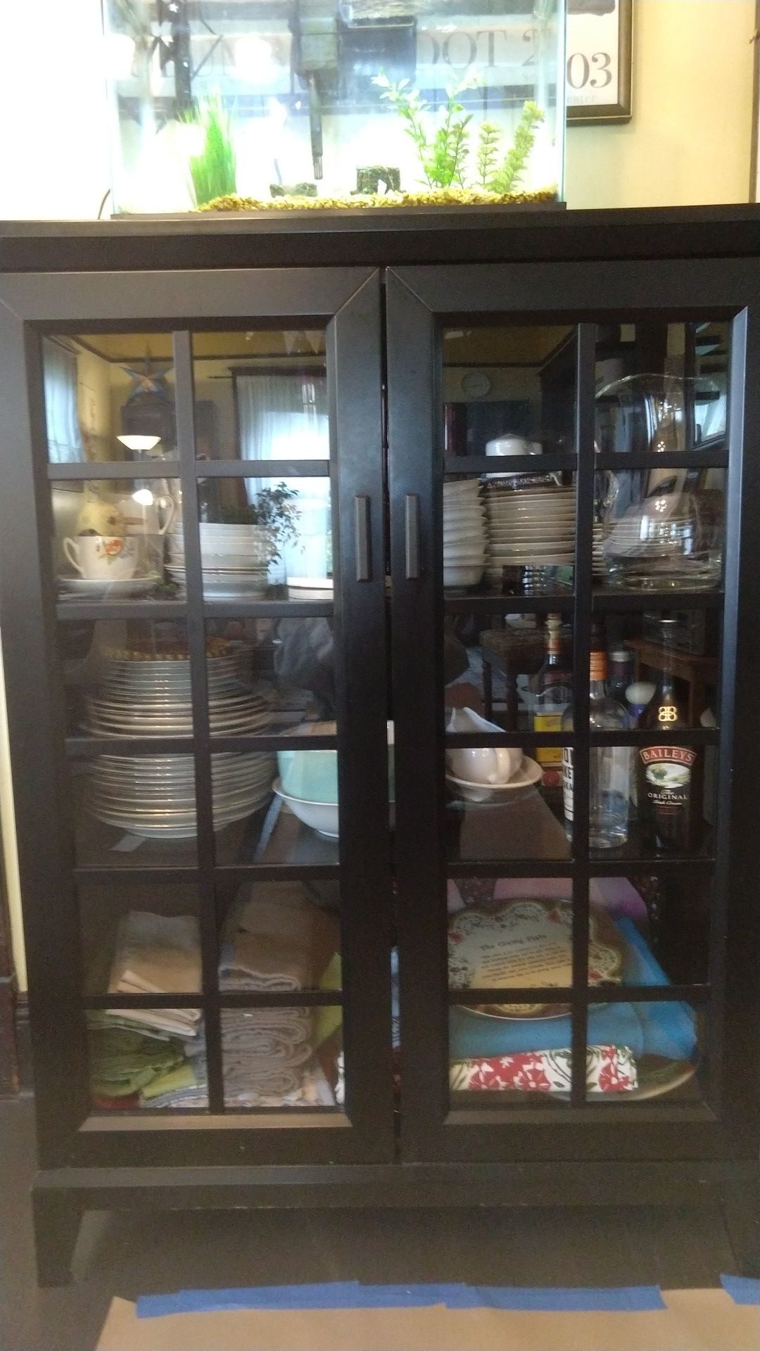 Crate and Barrel buffet or storage cupboard