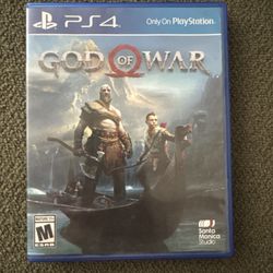 God of War (PS4, 2018) Complete w/ Case & Disc - Excellent Condition!