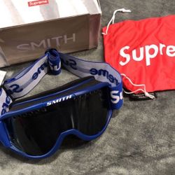Blue Supreme Goggles   Black,red And White Also