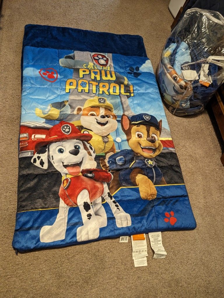 Paw Patrol Weighted Blanket Sleeping Bag