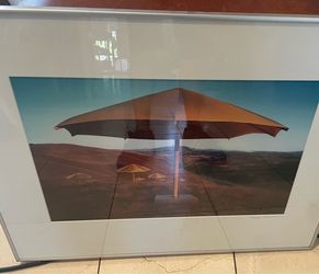 Peggy Darnel frame beach picture 26x20
