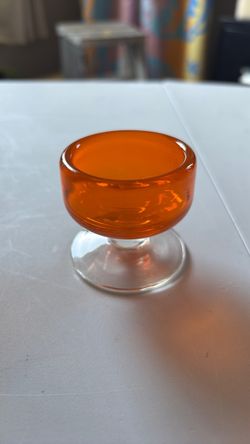 Vintage Turkish crystal desert dish
