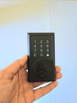 Defiant Deadbolt touch pad door lock