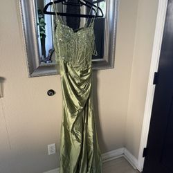 Kiss Prom Green Dress