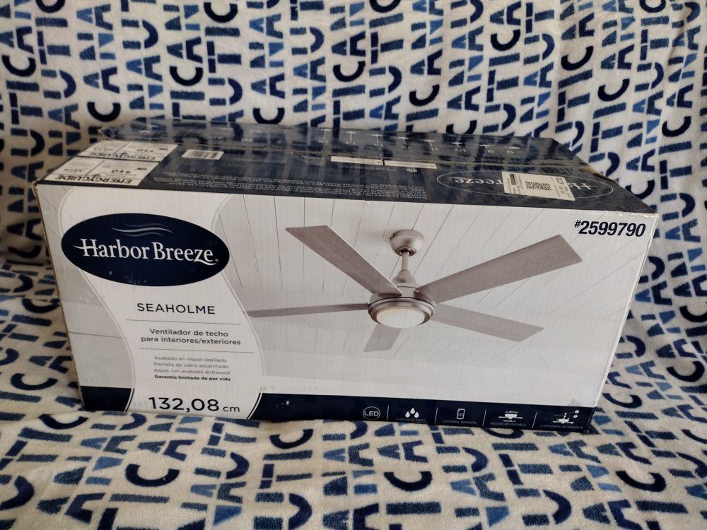 Indoor Outdoor Ceiling Fan With Remote